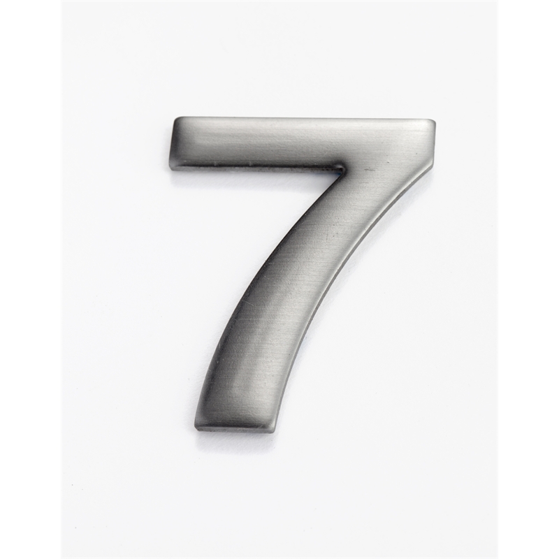 Sandleford 50mm 7 Self Adhesive Stainless Steel Numeral Bunnings