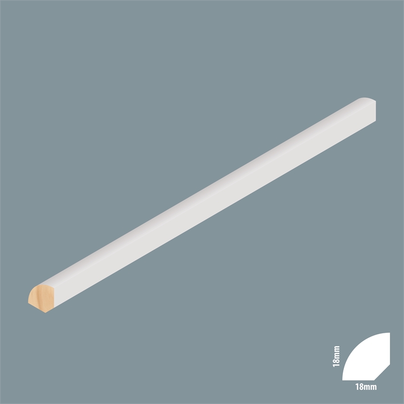 Woodhouse 18 x 18mm 5.4m Pine Moulding Fj Quad Primed Bunnings Warehouse