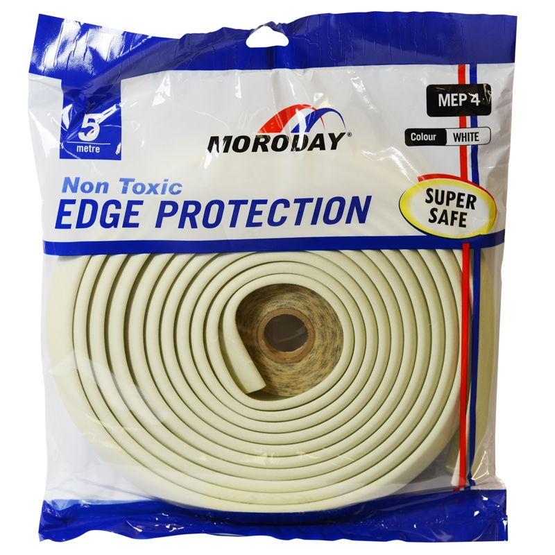 Moroday 5m White Self Adhesive Edge Protector Roll | Bunnings Warehouse