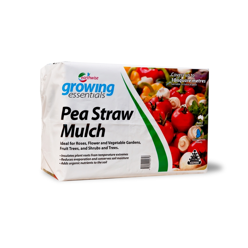Earthwise Growing Essentials 10kg Pea Straw Mulch Bunnings Warehouse
