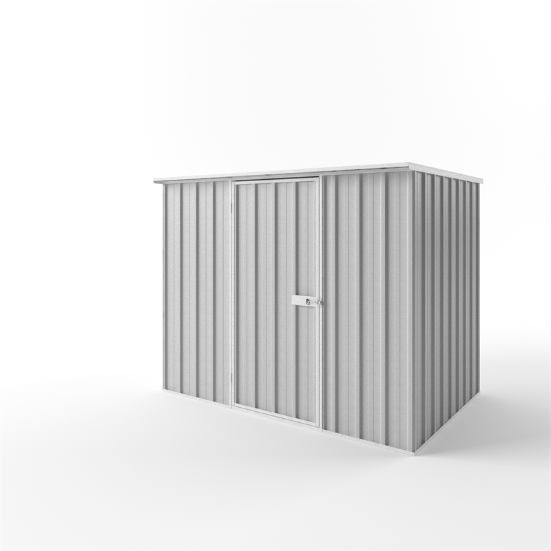 EasyShed 2.25 x 1.50 x 1.82m Zinc Flat Roof Garden Shed