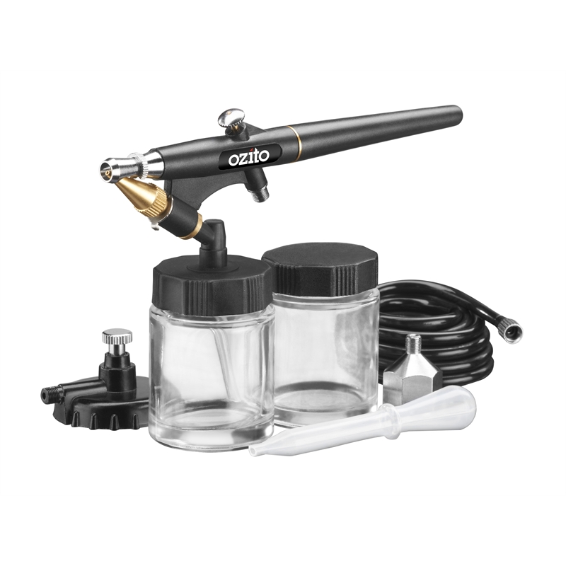 Ozito Air Brush  Kit With Case I N 6290427 Bunnings Warehouse