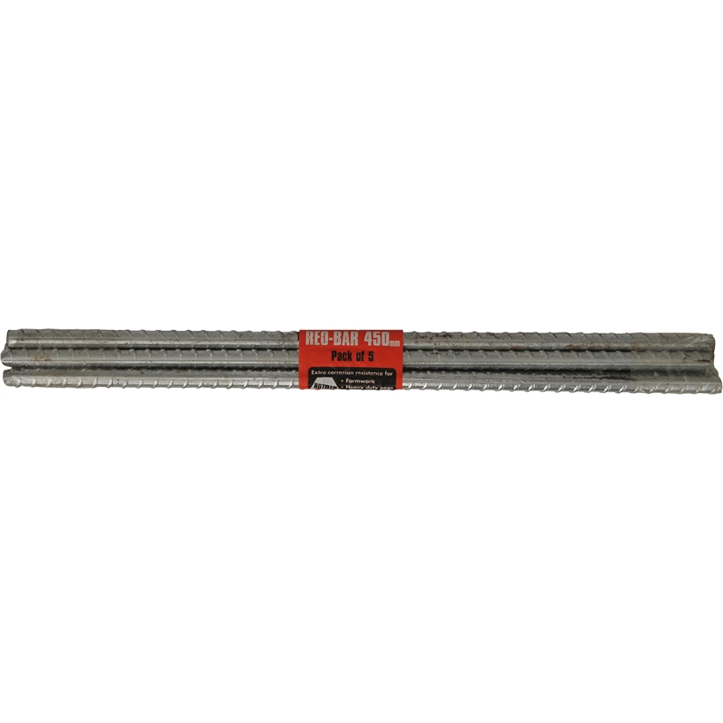 Whites 12 x 450mm Galvanised Reinforcing Bar 5 Pack Bunnings Warehouse