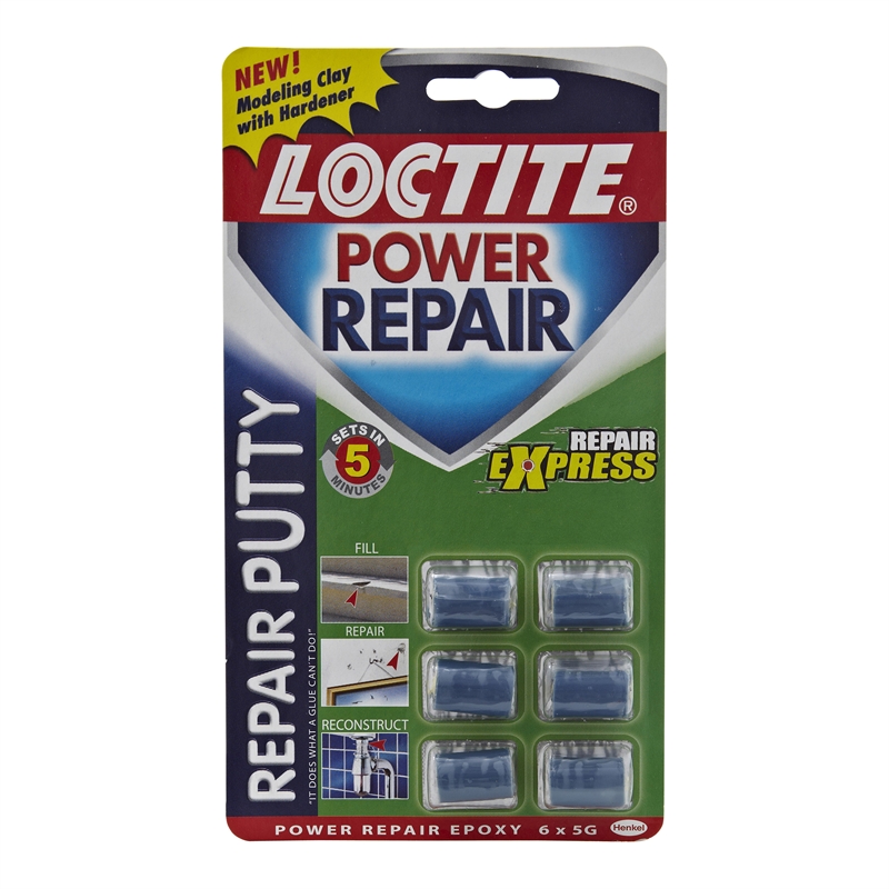 Loctite Repair 6 X 5g 5 Minute Putty Epoxy In 1230041 Bunnings Warehouse