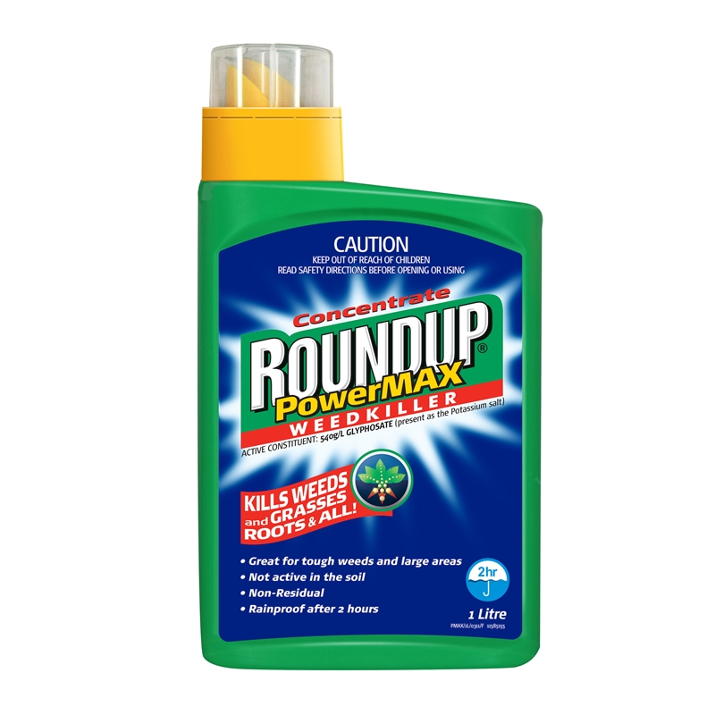 Roundup 1L PowerMAX Weed Killer Concentrate I/N 3010166 Bunnings