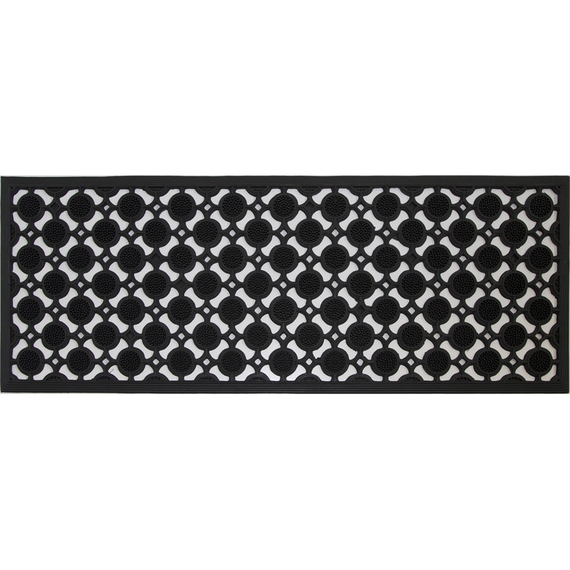 Bayliss 45 x 120cm Black Orion Rubber Outdoor Mat Bunnings Warehouse