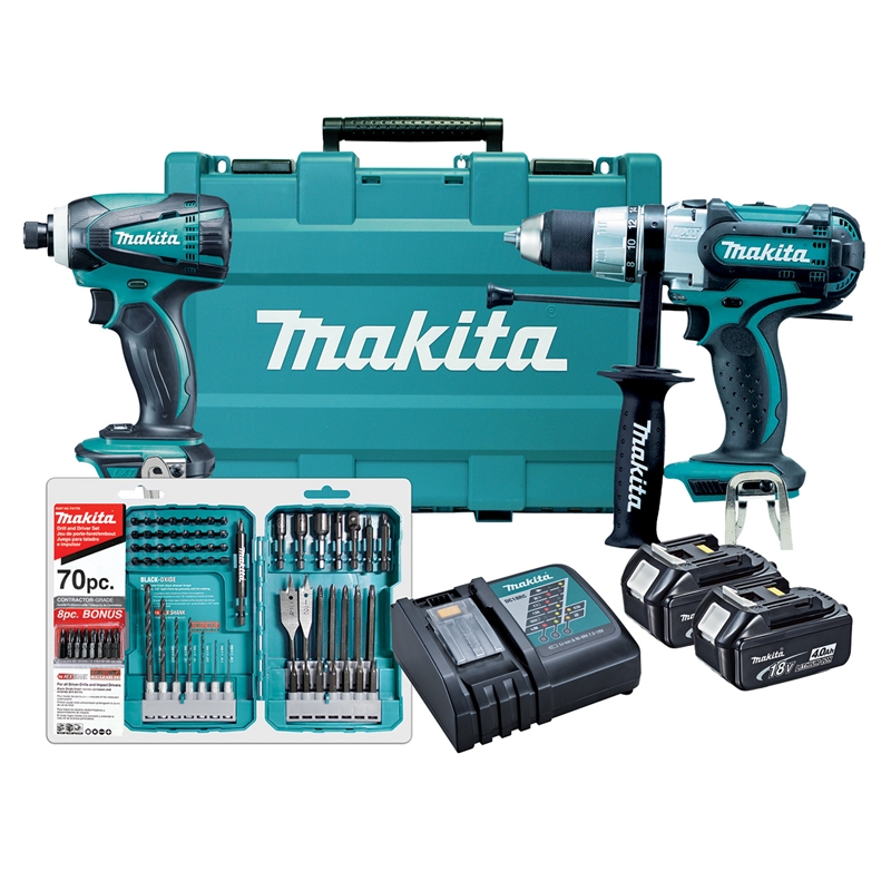 18 volt makita drill set