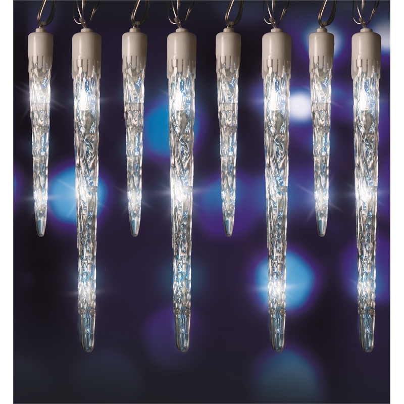 Lytworx White Low Voltage Giant Icicle Lights - 24 Pack | Bunnings Warehouse