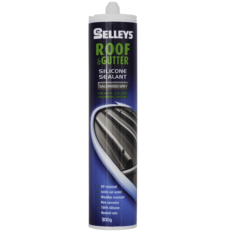 Selleys Roof & Gutter 300g Galvanised Grey Silicone | Bunnings Warehouse