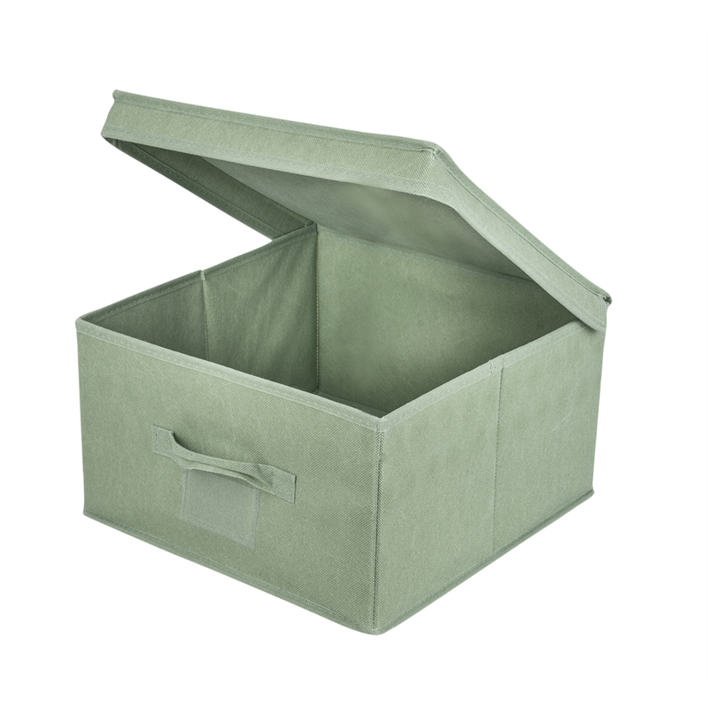 Flexi Storage Sage Green Box With Lid Bunnings Warehouse