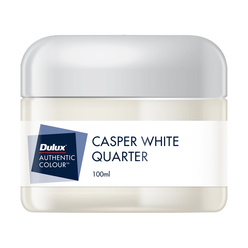 Dulux 100ml Casper White Quarter Sample Pot Bunnings Warehouse