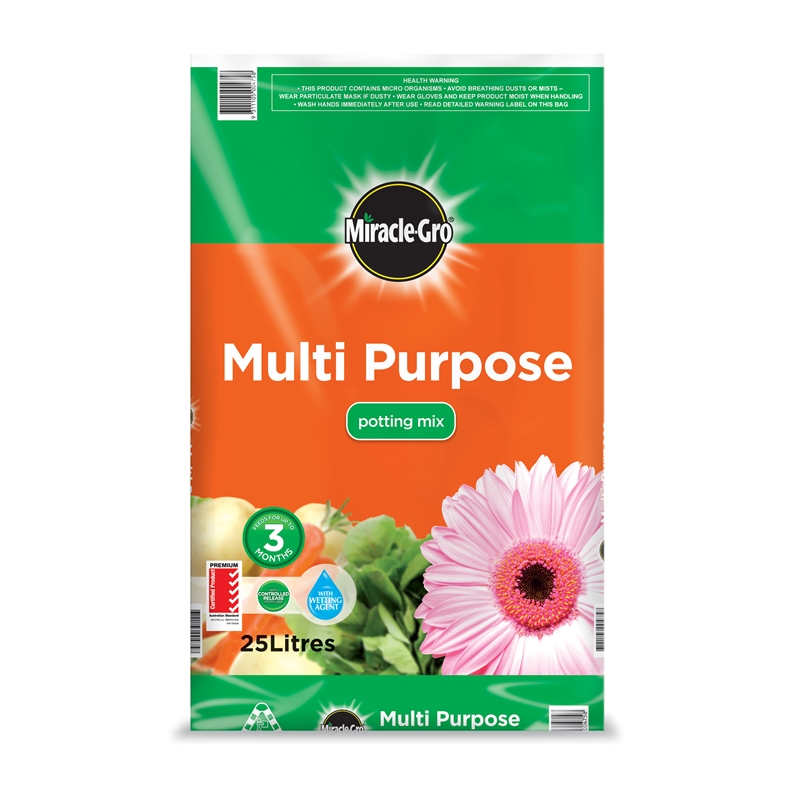 Miracle Grow 25L Multi Purpose Potting Mix I/N 2961480 Bunnings Warehouse