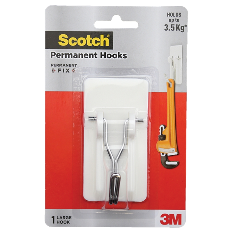 3M™ Scotch™ Permanent Large Wire Hook I/N 3950374 Bunnings Warehouse