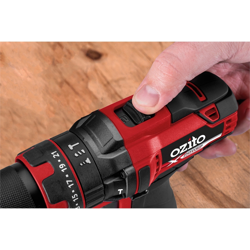 Ozito Power X Change 18V Hammer Drill & Driving Kit Bunnings Warehouse