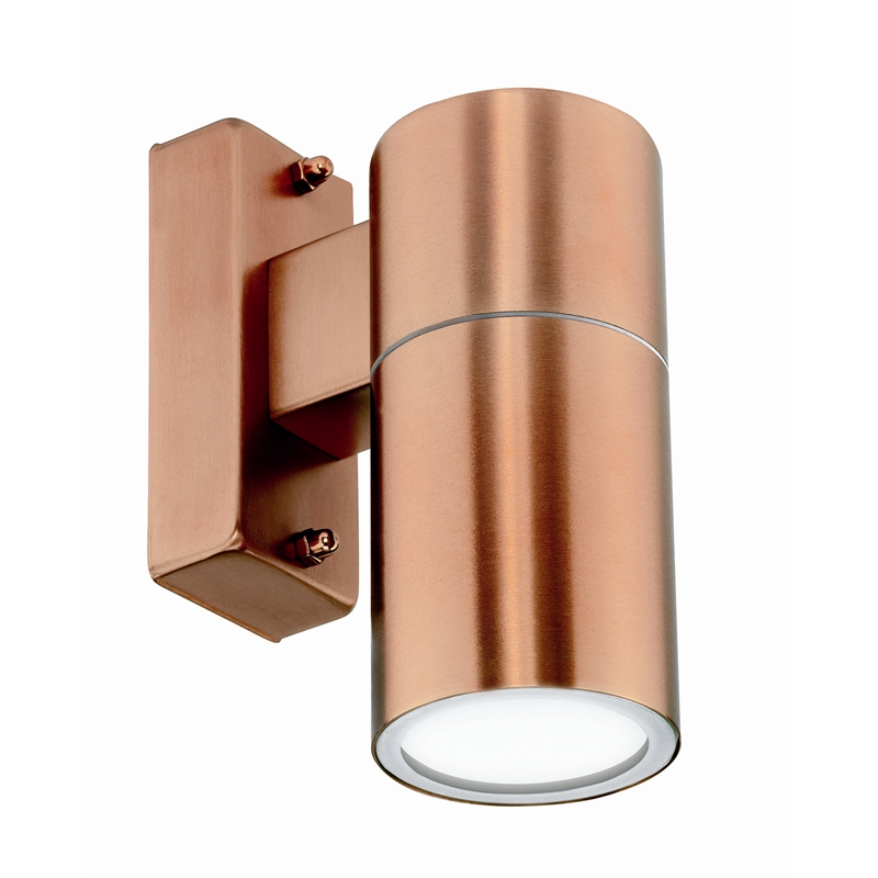 Brilliant 35W Copper Coolum Fixed Exterior Wall Light Bunnings Warehouse
