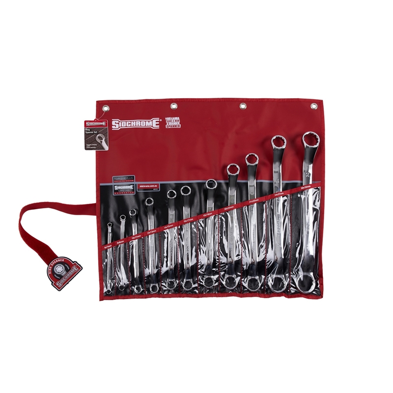 Sidchrome 11 Piece Metric Ring Spanner Set Bunnings Warehouse