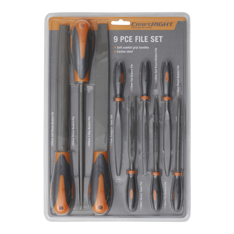 Craftright 9 Piece File Set I/N 5760101 Bunnings Warehouse