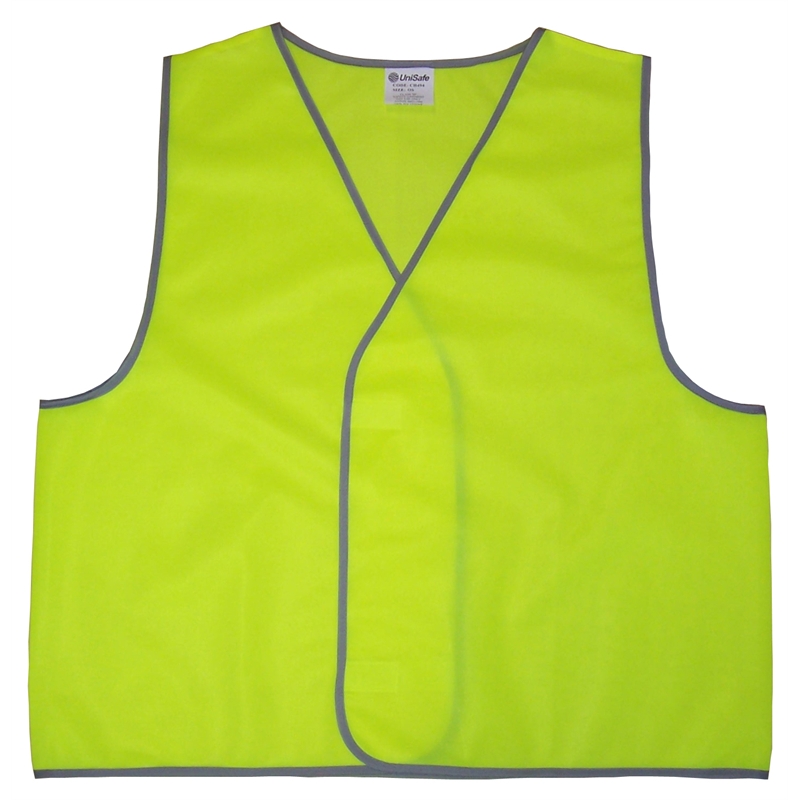 UniSafe Large Lime/Yellow HiVis Day Use Safety Vest I/N 5820505