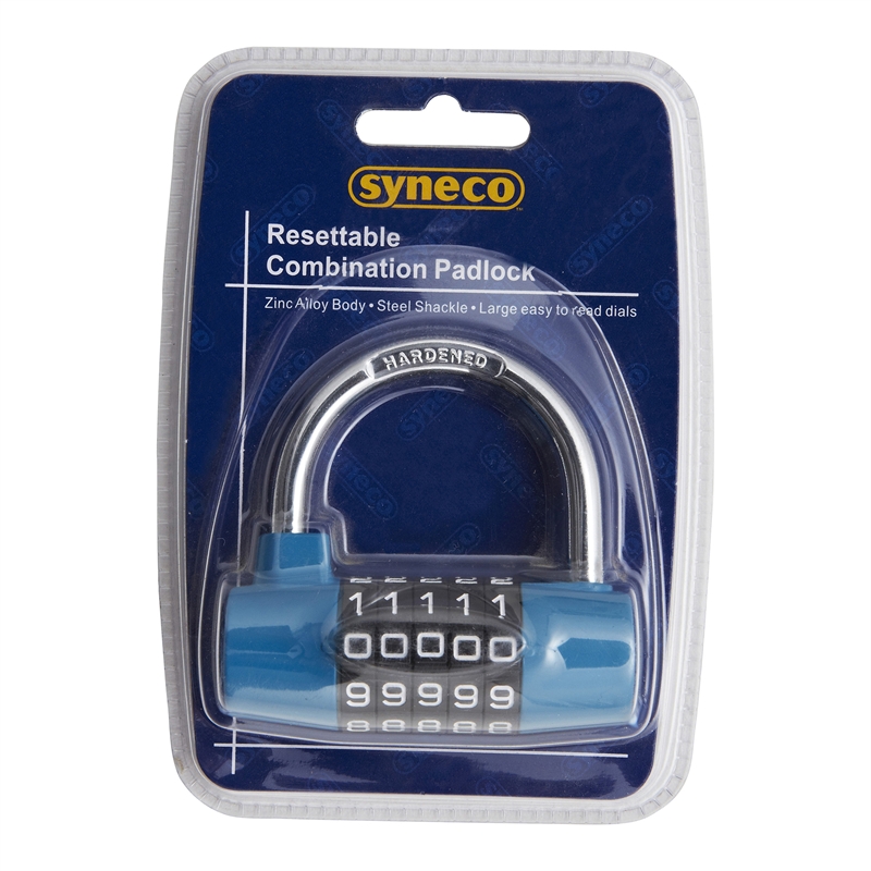 Syneco Resettable Combination Padlock Bunnings Warehouse