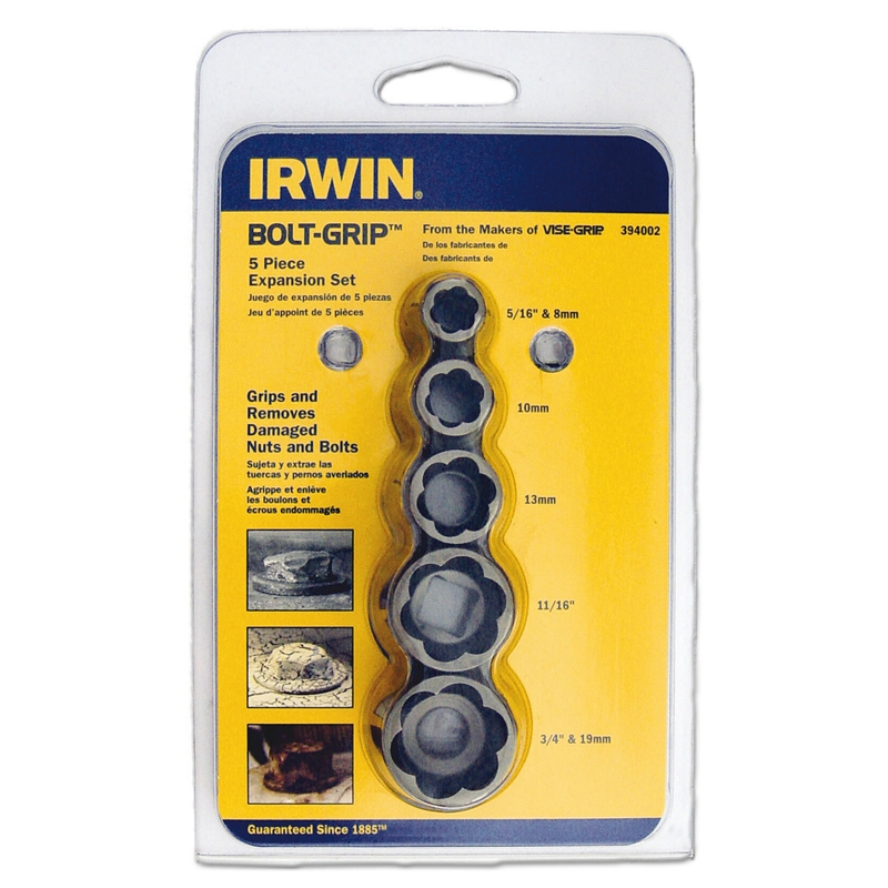 Irwin 5 Piece Bolt Grip Expansion Set | Bunnings Warehouse