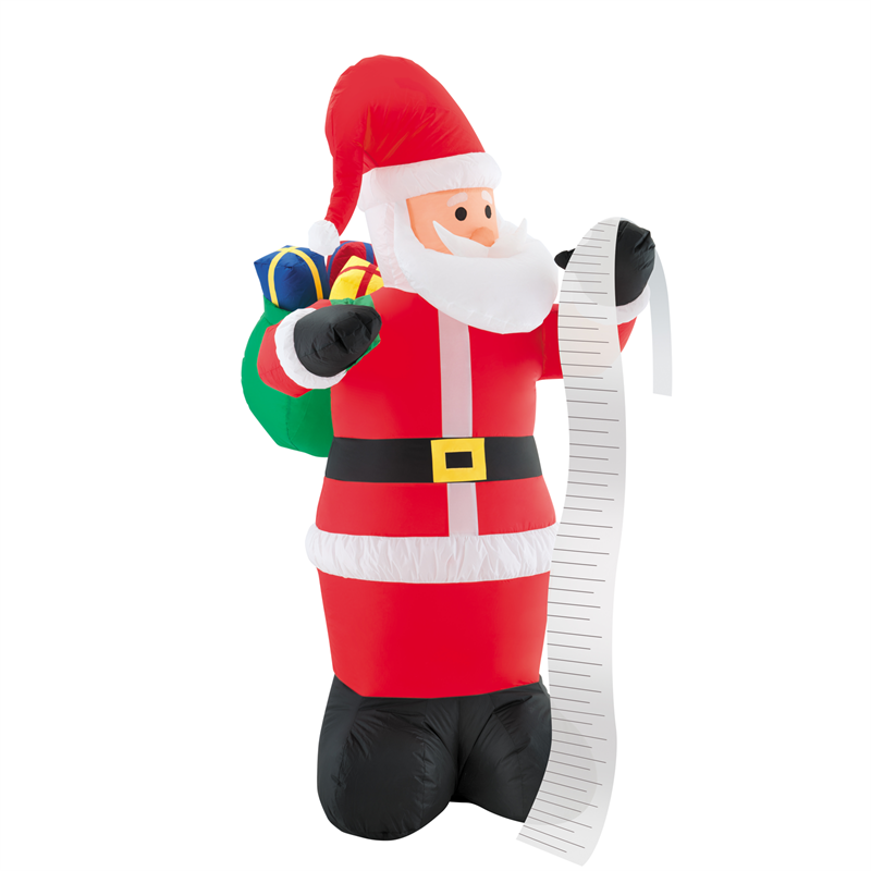 Arlec Inflatable Santa with Gift Sack | Bunnings Warehouse