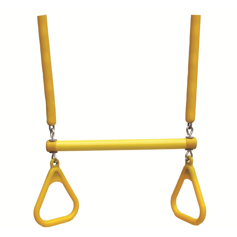 Swing Slide Climb Yellow Plastic / Steel Trapeze with Rings I/N 3320794 ...