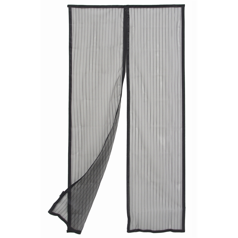 Pillar Products 160 x 200cm Black Magnetic Flyscreen Door Curtain