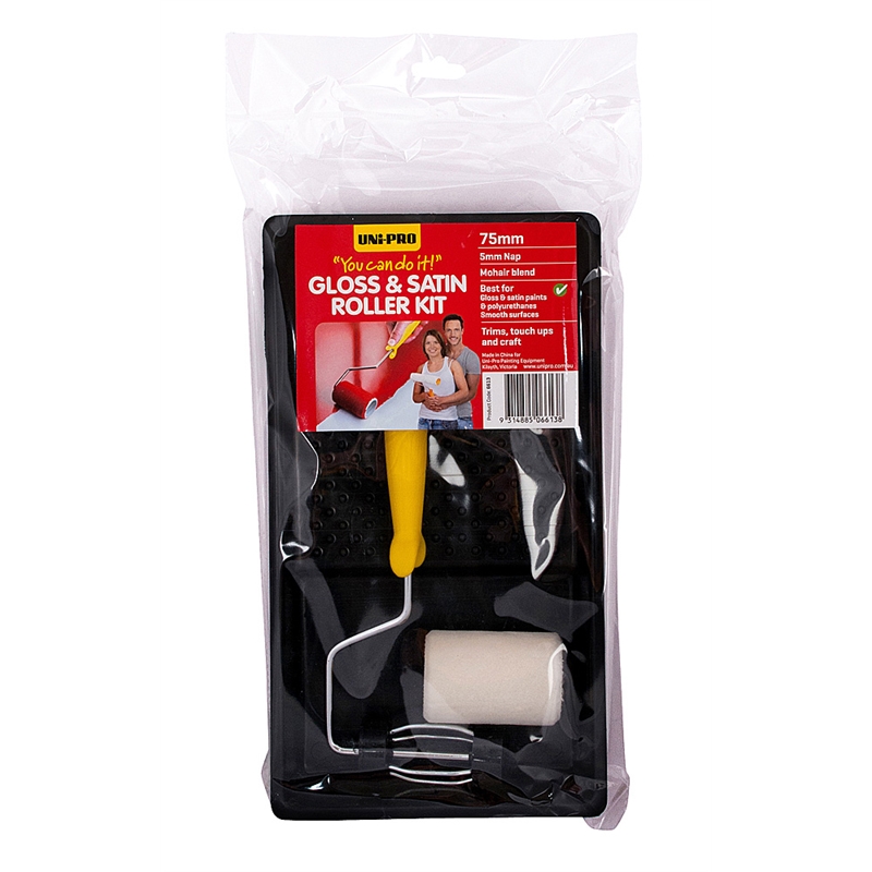 UniPro 75mm 6mm Nap Mohair Baby Roller Kit Bunnings Warehouse