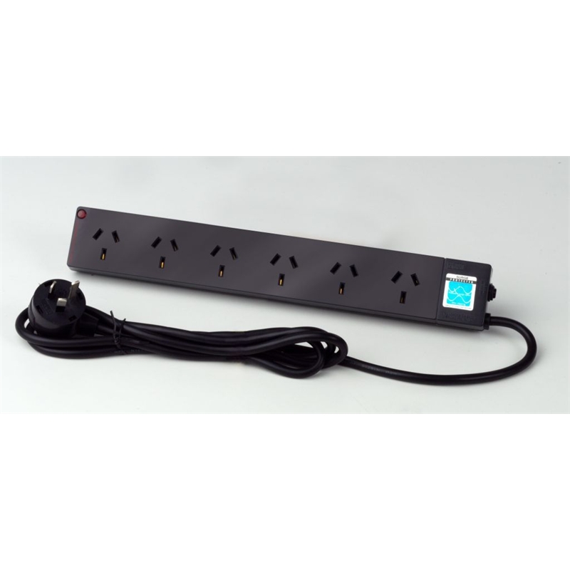HPM 6 Outlet Surge Protector Power Board I/N 4330160 Bunnings Warehouse