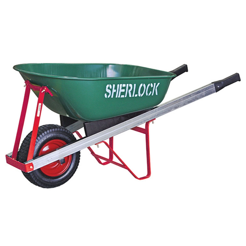 Sherlock 100L Heavy Duty Snag Free Steel Tray Wheelbarrow BU51BF I/N