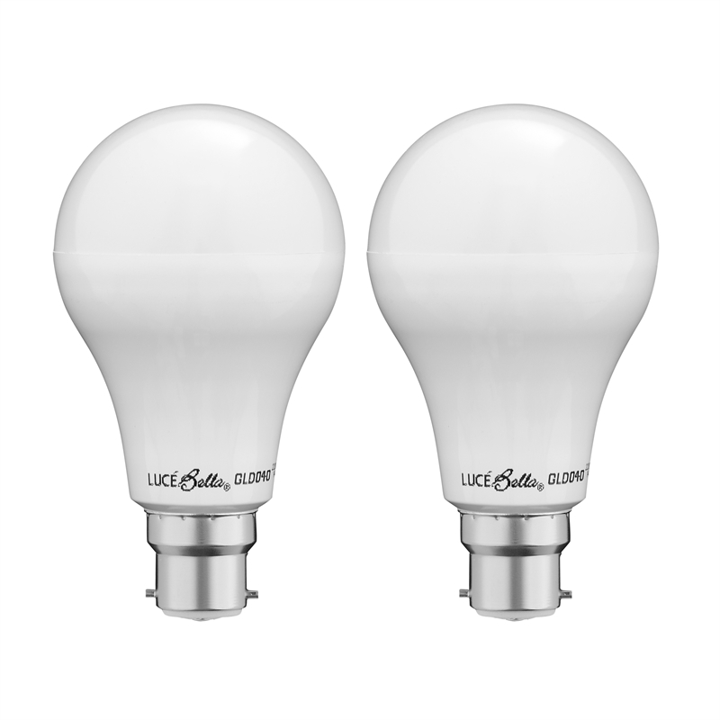 Luce Bella 16W Daylight LED BC Globe 2 Pack Bunnings Warehouse