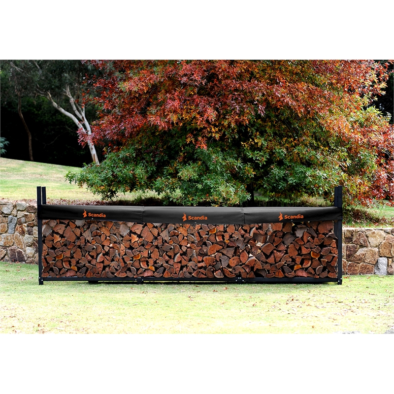 Scandia Log Storage Wood Wall Extension Kit | Bunnings Warehouse