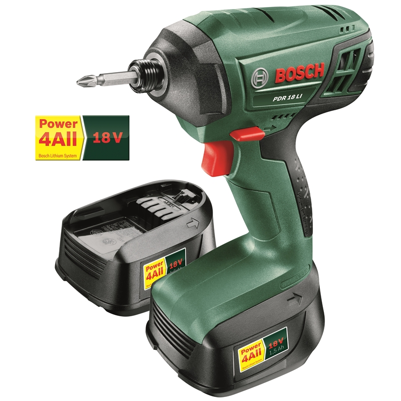 Bosch 18V 2 x 1.5Ah LiIon Cordless Impact Driver Bunnings Warehouse