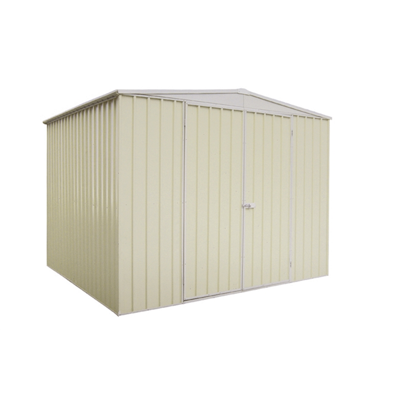 pinnacle 3.0 x 3.0 x 2.4m garden shed - cream bunnings