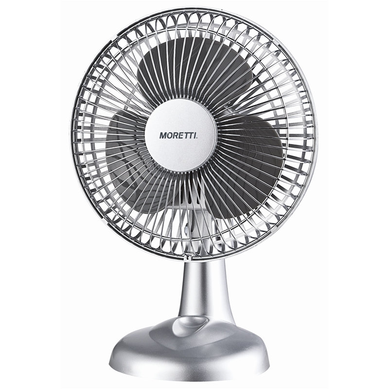 Moretti 15cm Silver Desk Fan Bunnings Warehouse