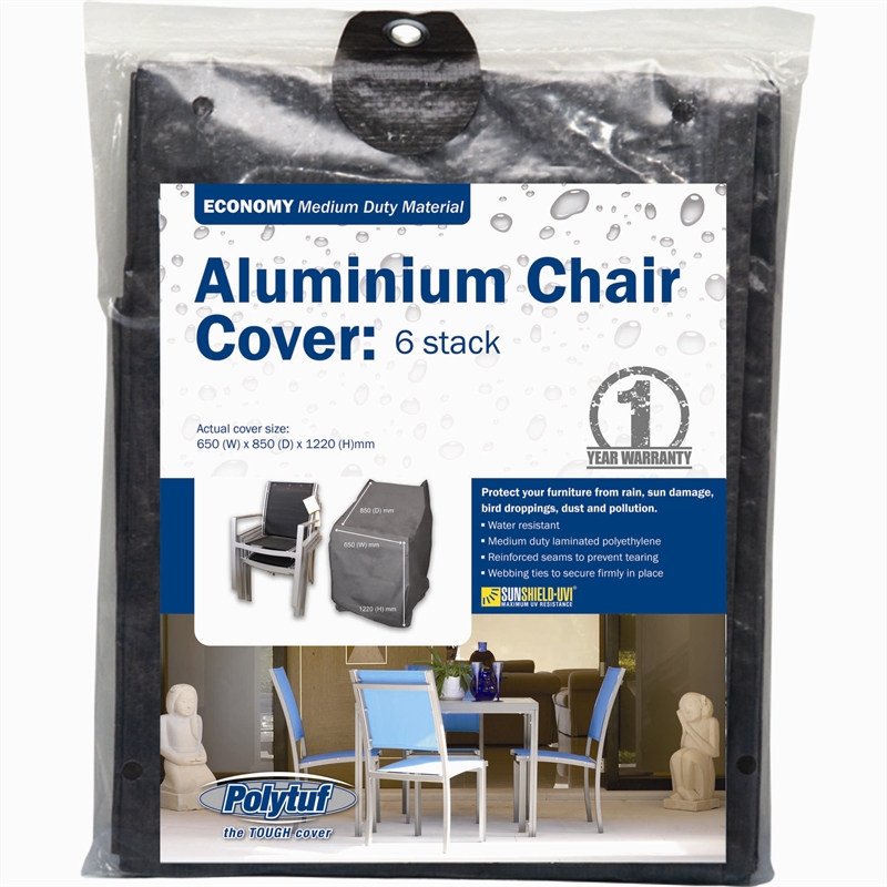 Polytuf 6 Stack Aluminium Chair Cover Bunnings Warehouse