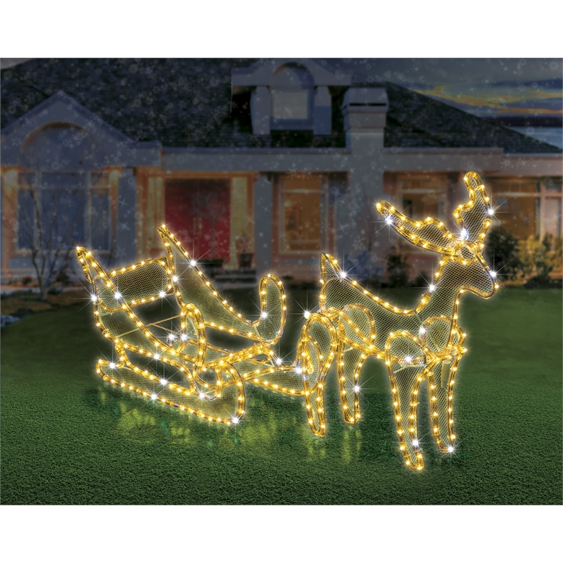 arlec 396 led festive light silhouette deer and sleigh i n arlec 396 led festive light silhouette deer and sleigh i n