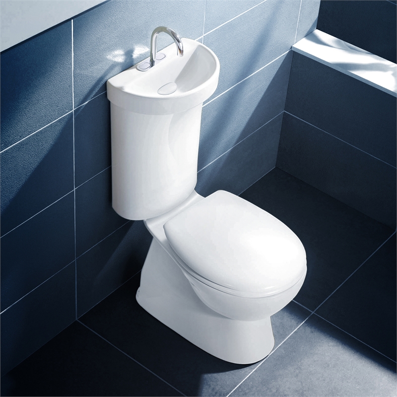 Caroma Profile 5 Deluxe P Trap Toilet Suite