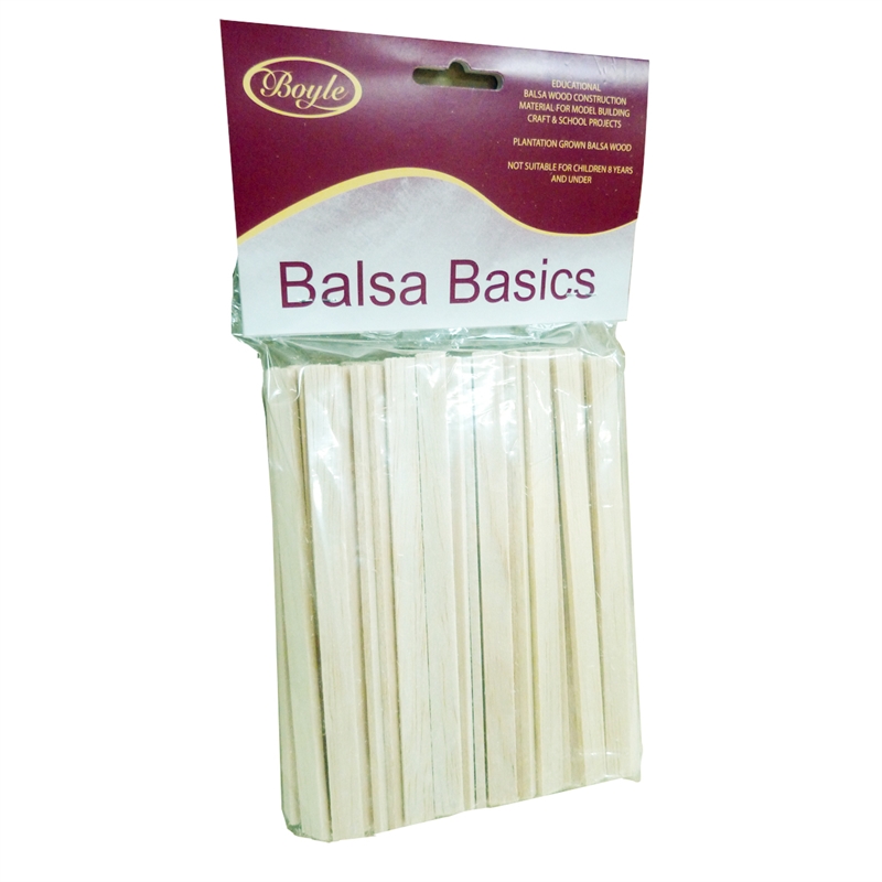 Boyle Balsa Wood Craft Stick Pack Bunnings Warehouse