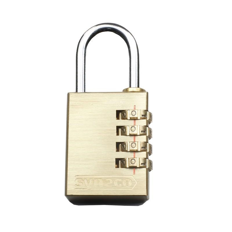 Syneco 4 Dial Brass Combination Padlock Bunnings Warehouse