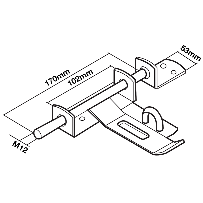 Richmond Heavy Duty Gate Latch Bunnings Warehouse