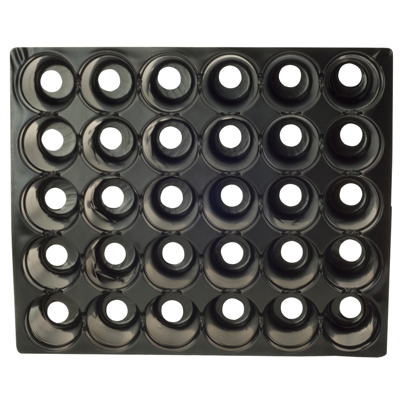 REKO GYO 30Cell Round Seedling Tray Black I/N 2940608 Bunnings Warehouse