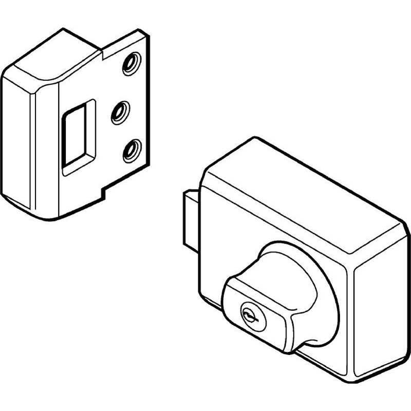 Whitco Double Cylinder Chrome Deadlatch I/N 4211293 Bunnings Warehouse