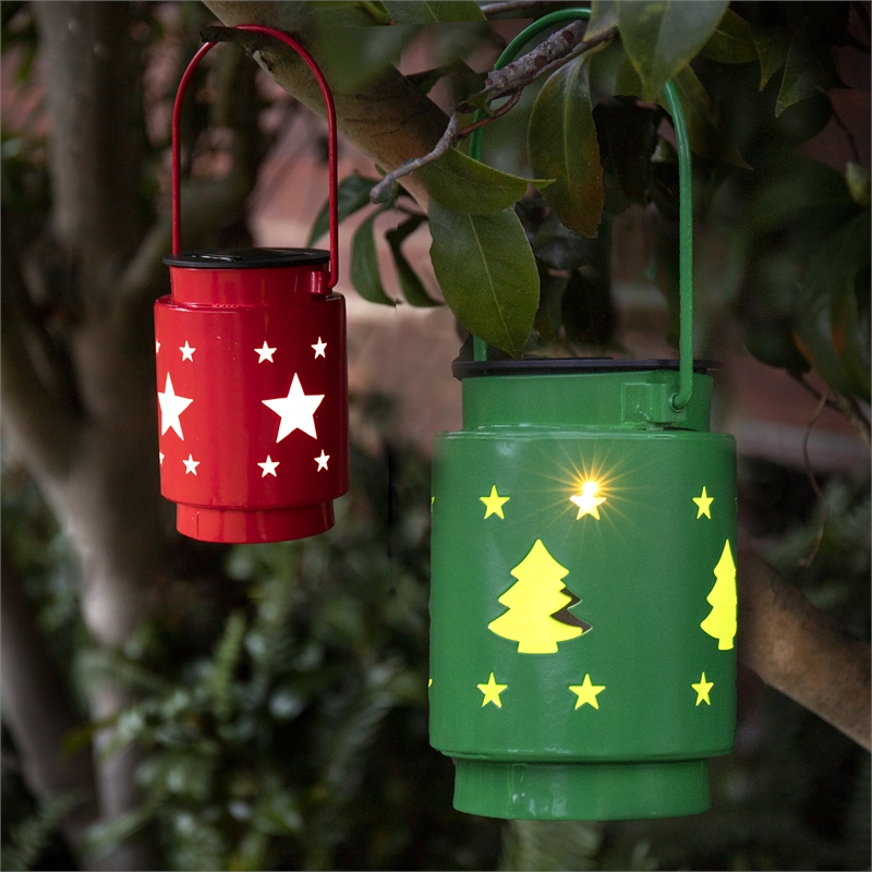 Lytworx Warm White Solar Metal Lantern Light | Bunnings ...