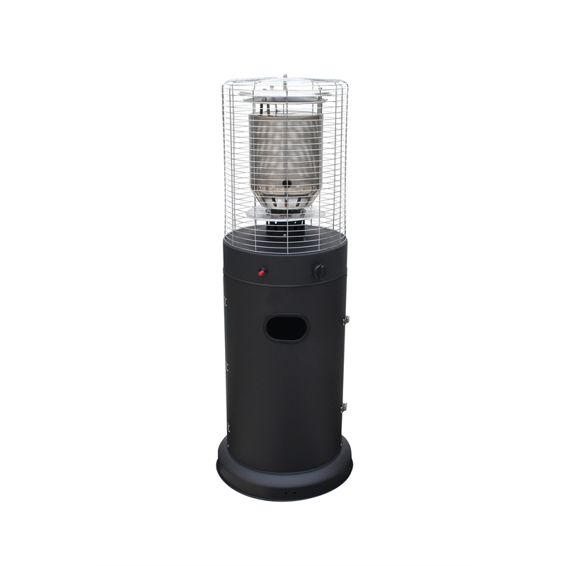 Fiammetta Matte Black Outdoor Area Gas Heater Bunnings Warehouse