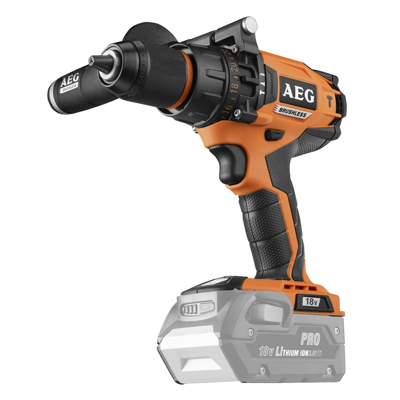 AEG 18V Brushless Hammer Drill Skin Only I/N 6230162 Bunnings Warehouse