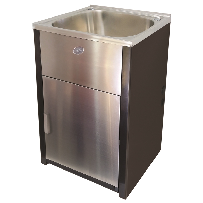 ... 45L Excellence Bold Square Bowl Laundry Unit Bunnings Warehouse