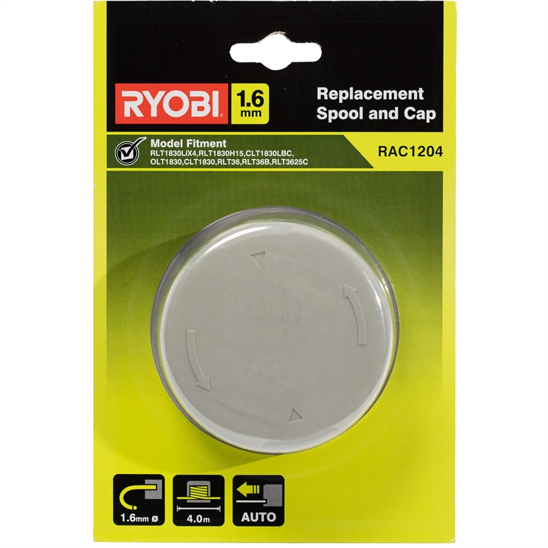 Ryobi 18V / 36V Replacement Line Trimmer Spool And Cap Bunnings Warehouse