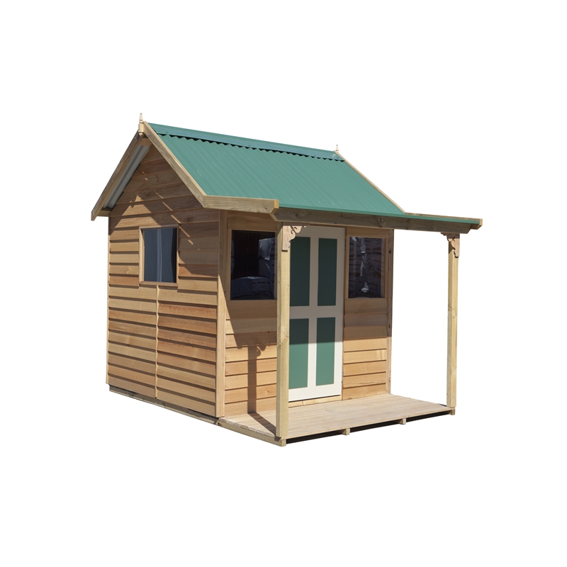 Cedar Shed Industries 1.8 x 2.55 x 2.3m Ground Mount Shanty Cubby with 