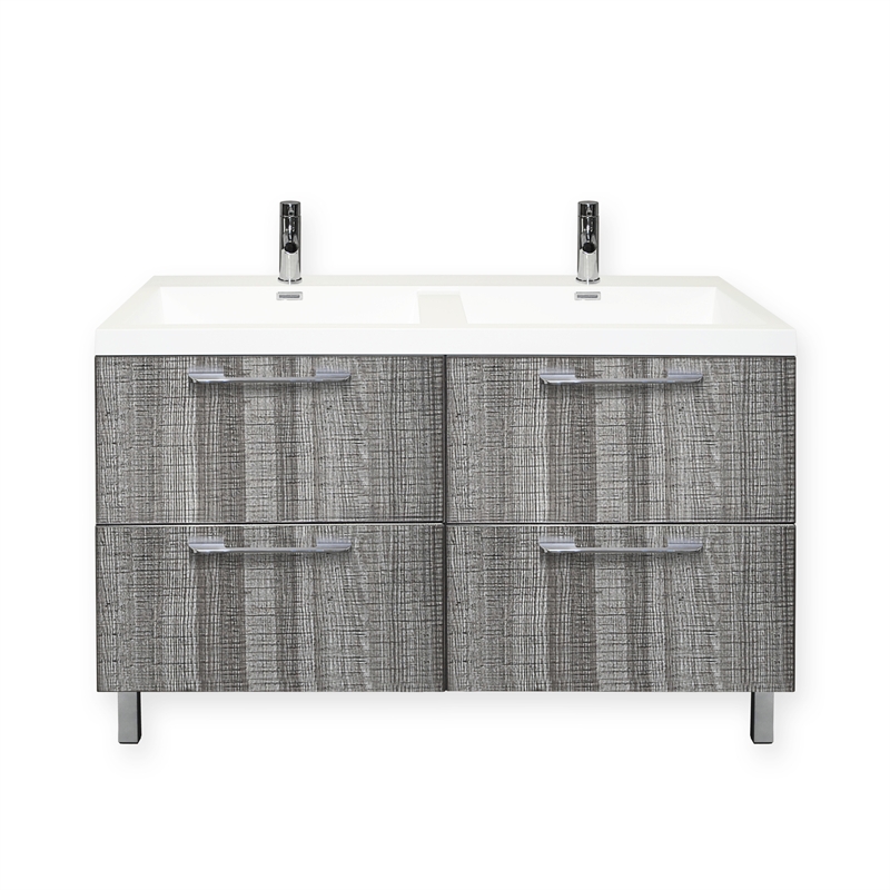 Forme 1200mm Grey Ash Cabin Floor Vanity  Bunnings Warehouse